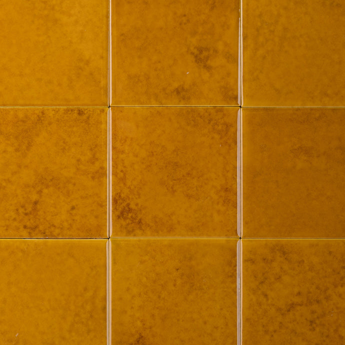 Yellow Ceramic Tile 4x4 – Cemento Collection