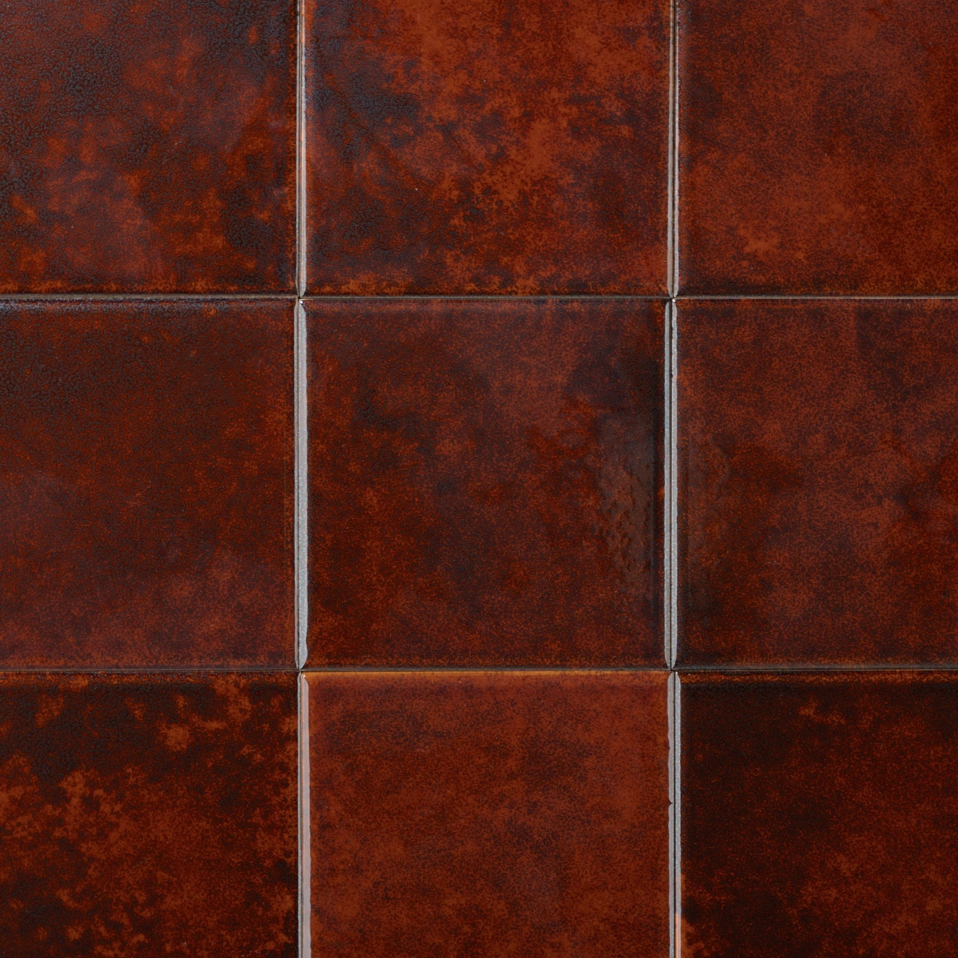 Red Ceramic Tile 4x4 - Cemento Collection