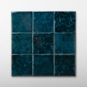 Suede 4x4 Sapphire Blue Ceramic Tile