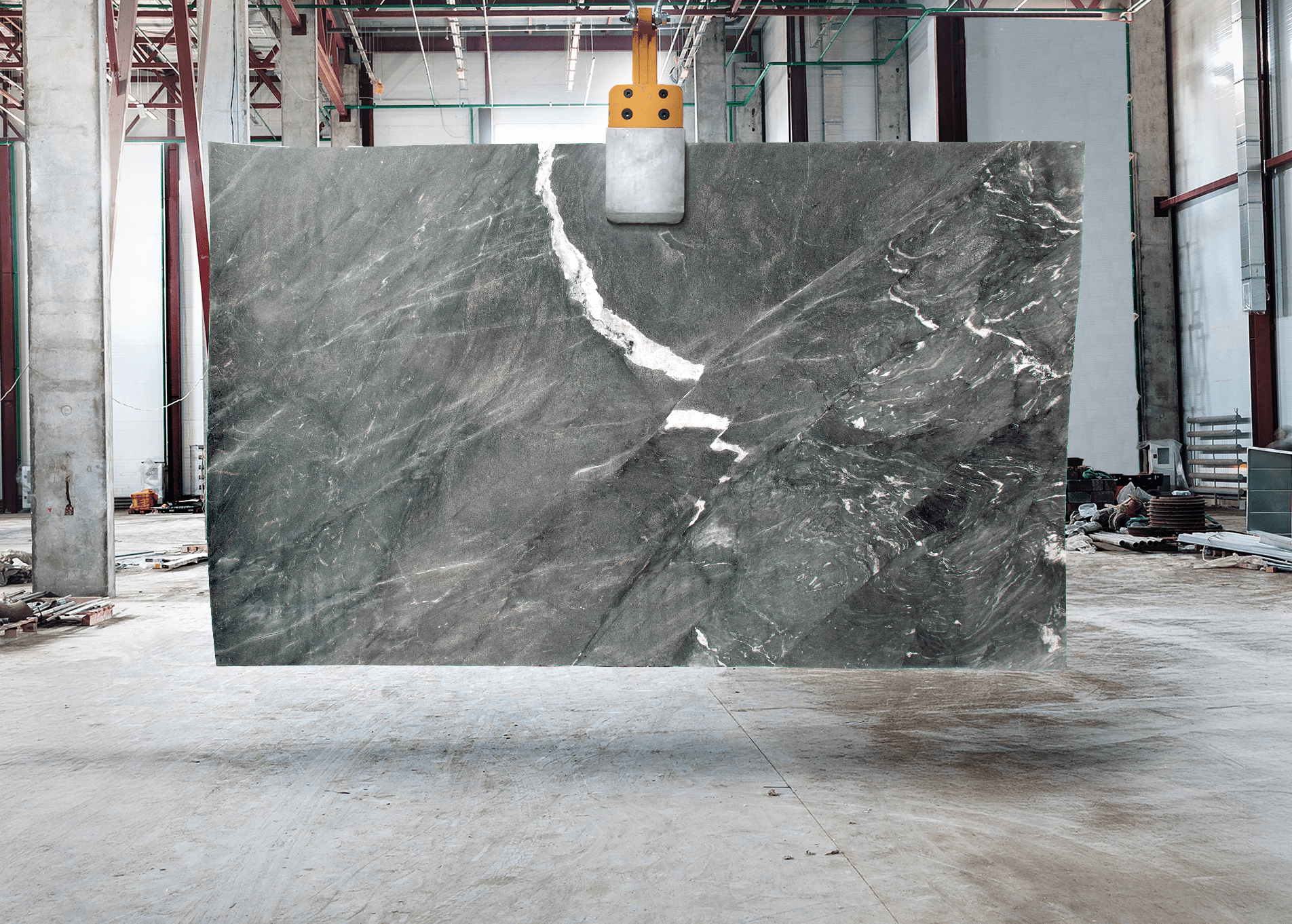 Tempeste Verde Polished Slab - Cemento Collection