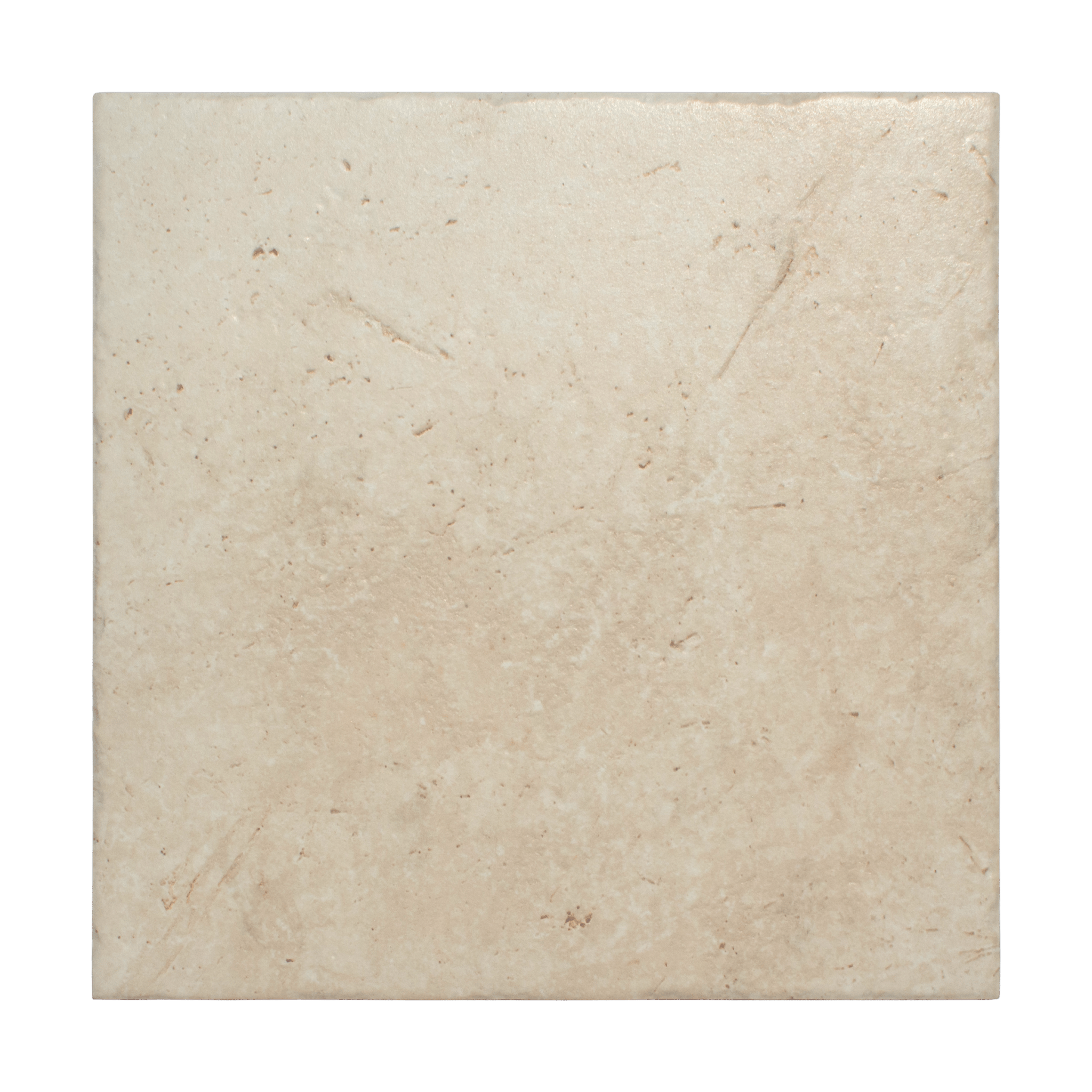 Travertine Tumbled Ivory 18x18 Porcelain Tile - Cemento Collection