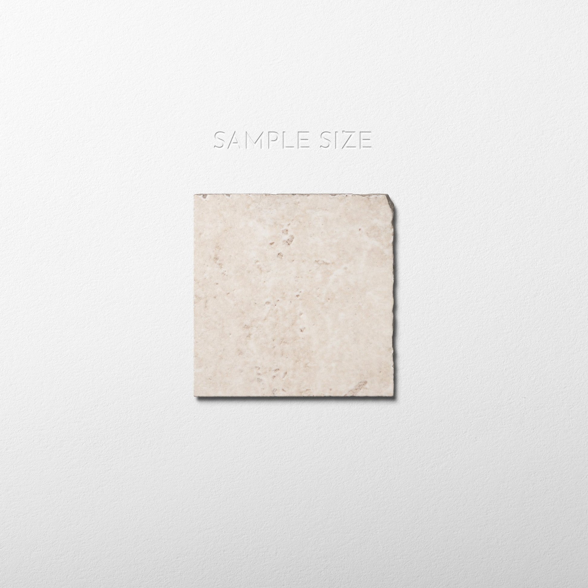 Travertine Tumbled Ivory Porcelain sample
