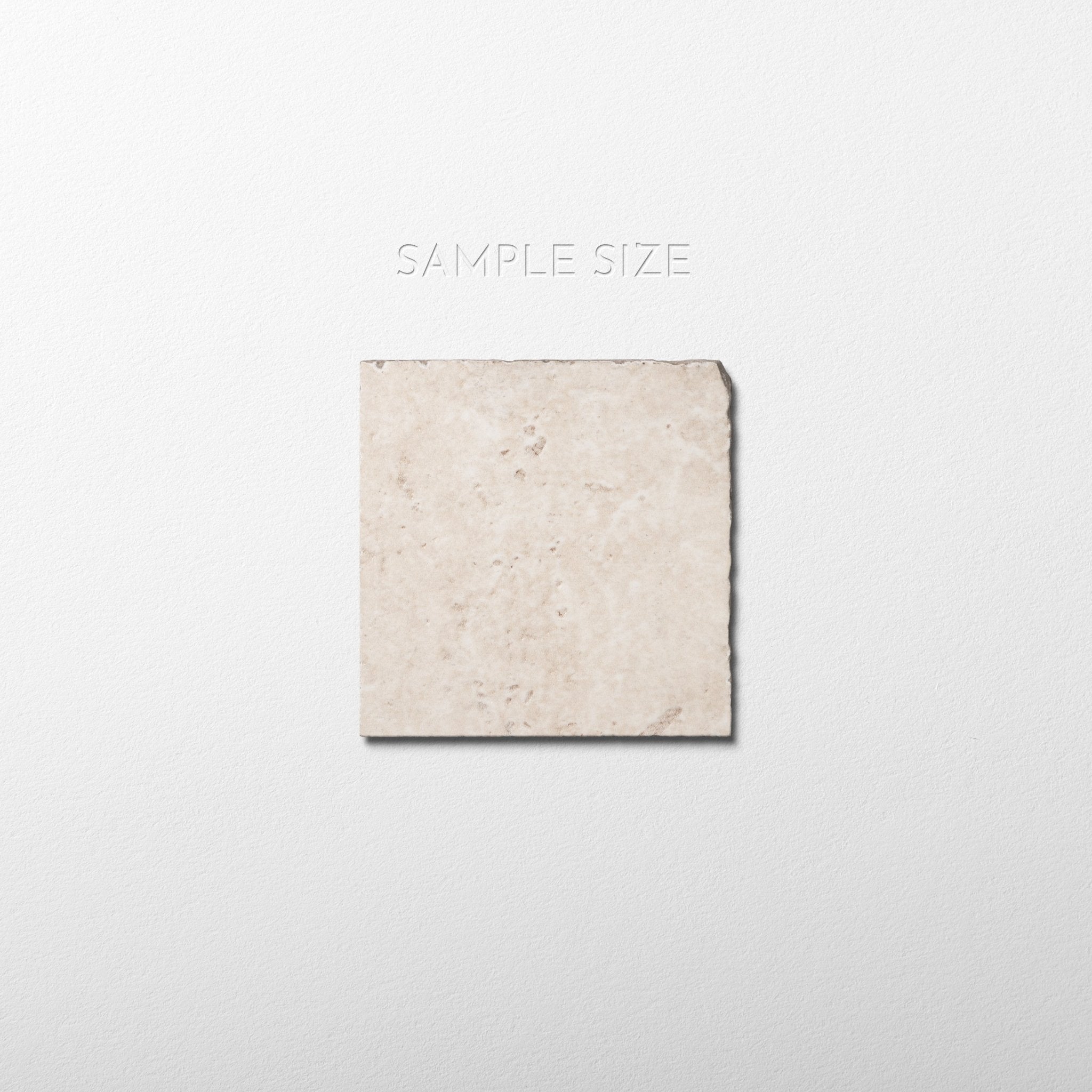 Travertine Tumbled Ivory Porcelain sample
