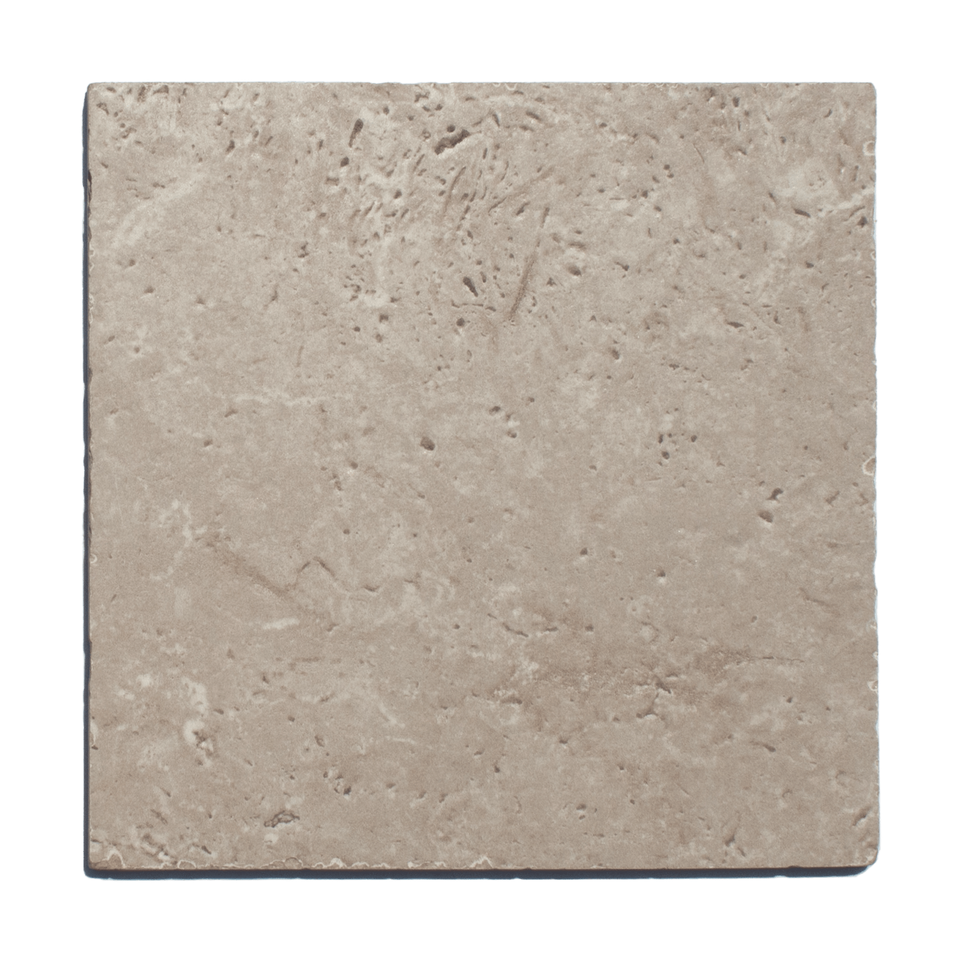 Travertine Tumbled Silver 8x8 Porcelain Tile - Cemento Collection
