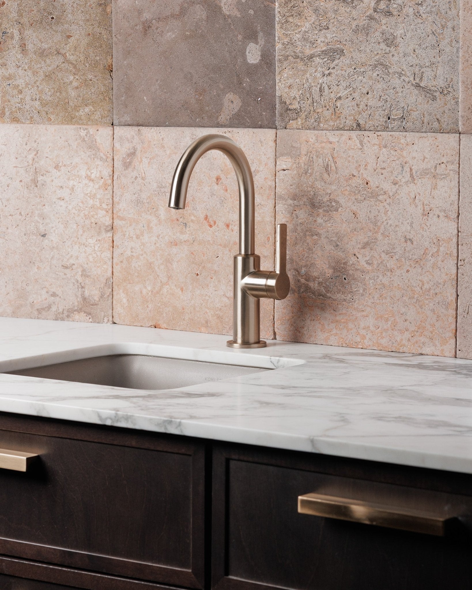 Travertino Dusk Travertine 12x12 Patina Tile - Cemento Collection