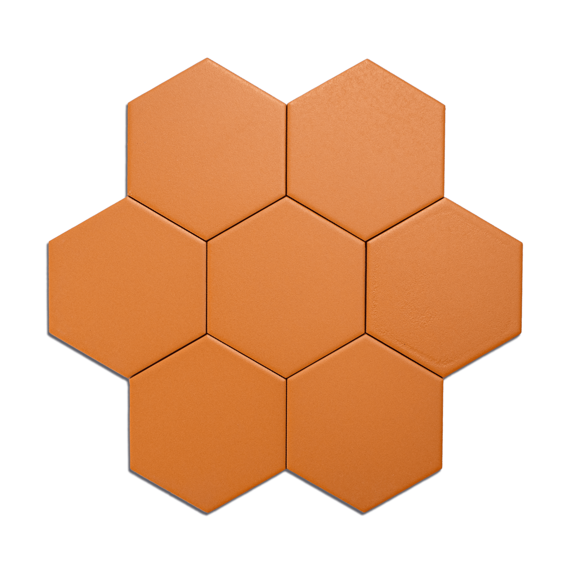 Trucco Hexagon Apricot 4.25x5 Full Body Porcelain Tile - Cemento Collection