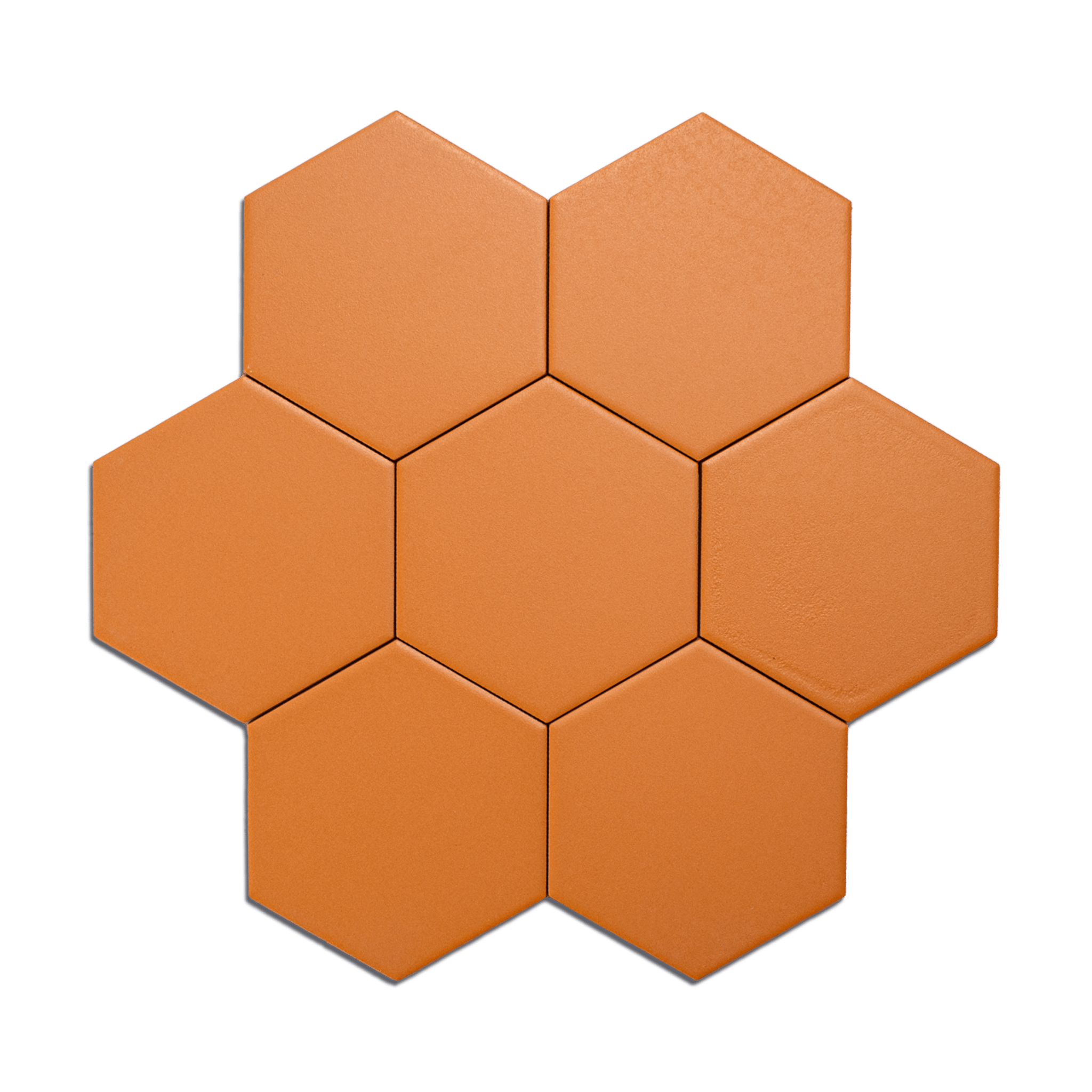 Trucco Hexagon Apricot 4.25x5 Full Body Porcelain Tile - Cemento Collection
