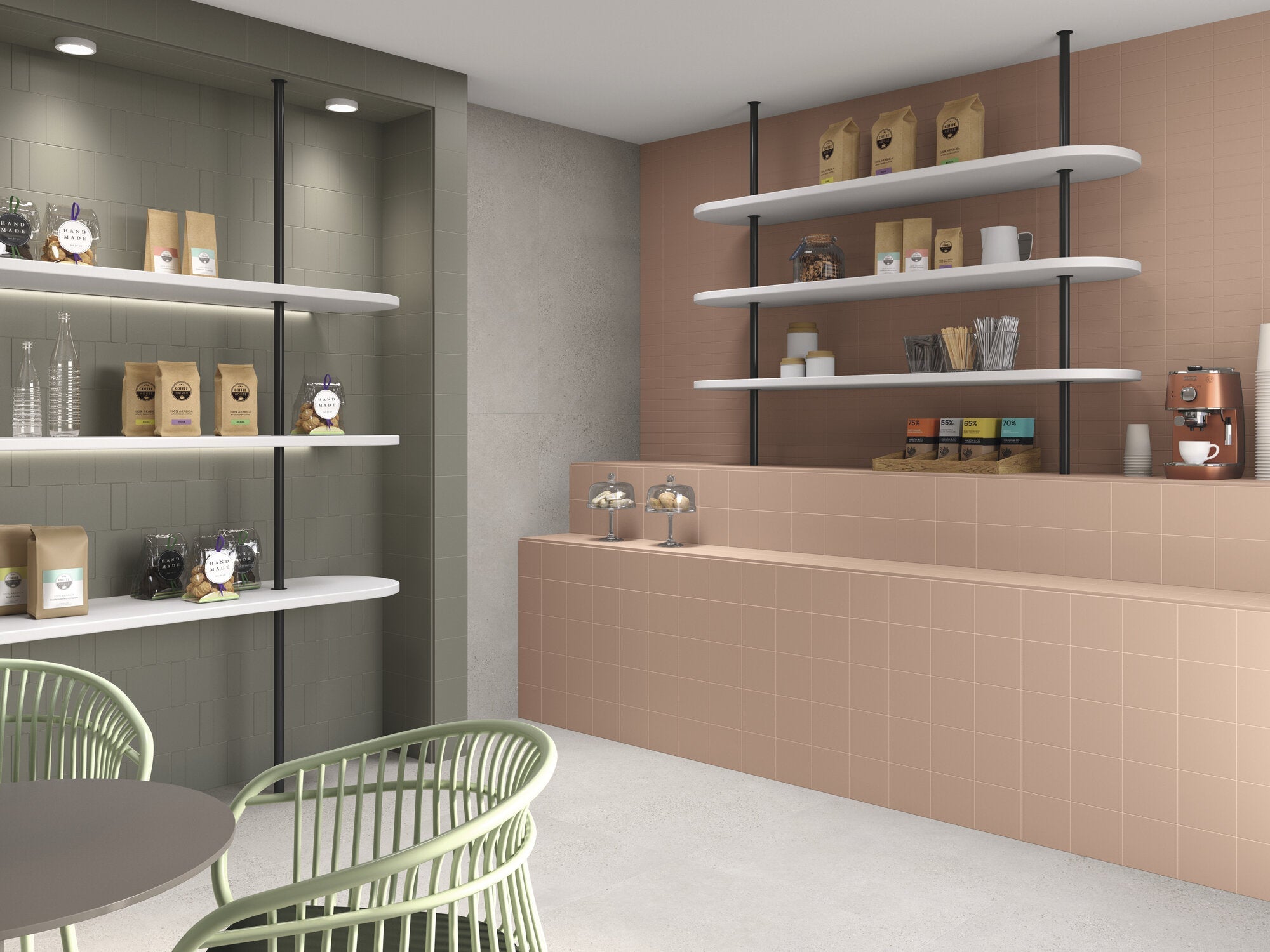 Trucco Hexagon Ash Brown 4.25x5 Full Body Porcelain Tile - Cemento Collection