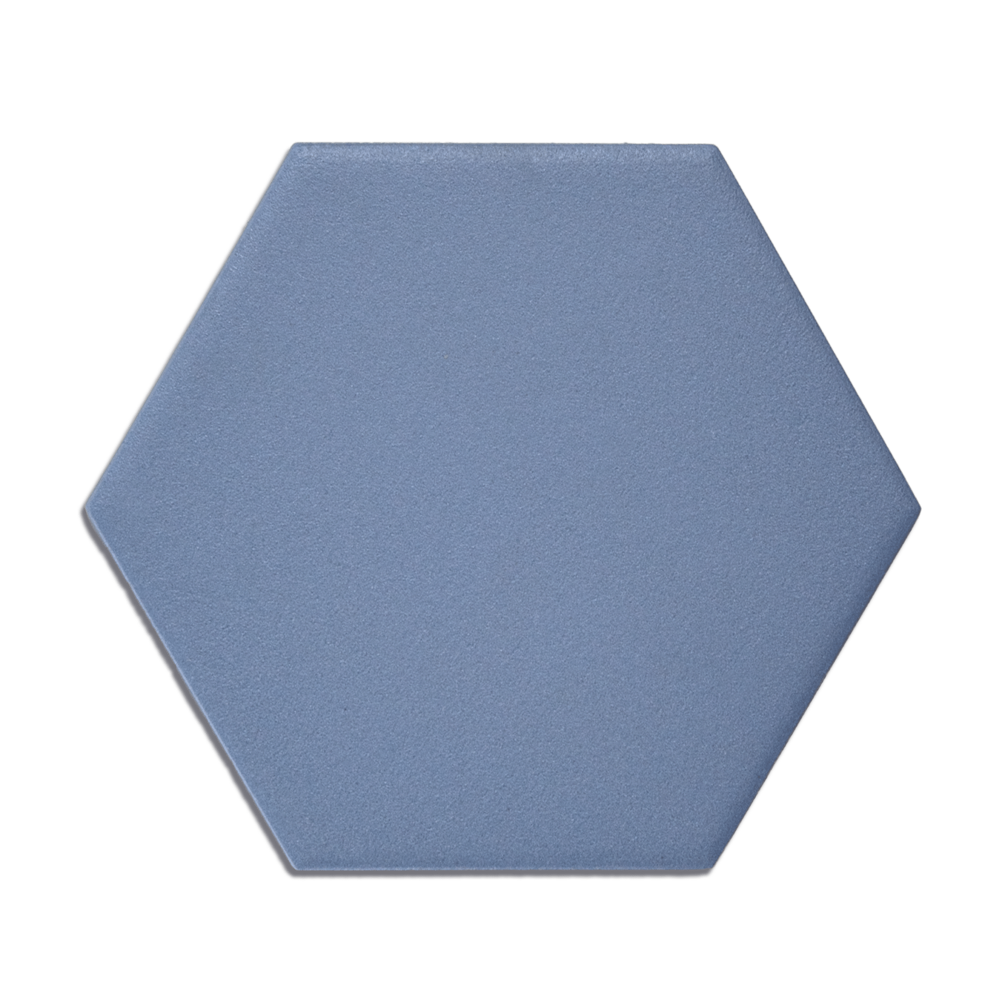 Trucco Hexagon Cornflower Blue 4.25x5 Full Body Porcelain Tile - Cemento Collection