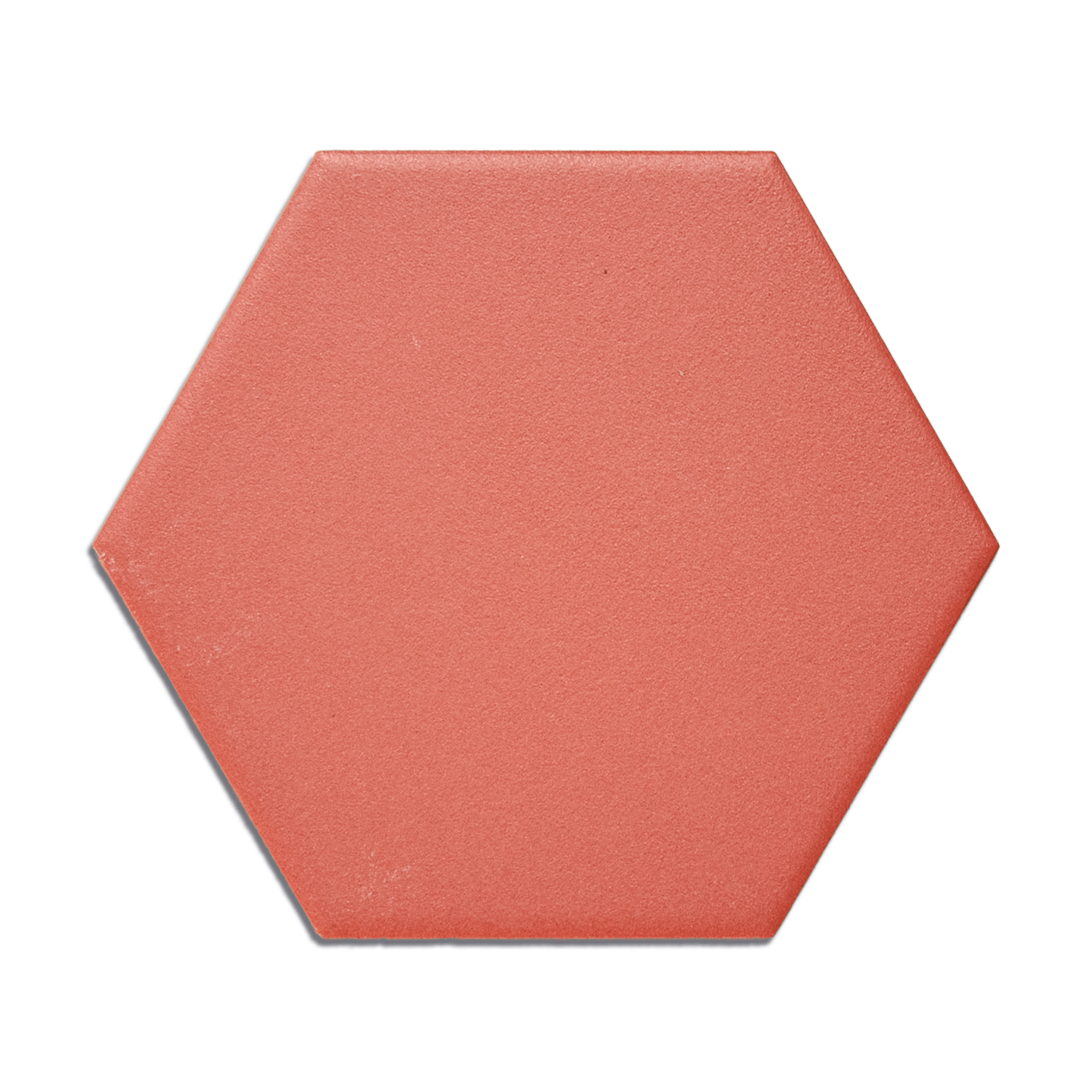 Trucco Hexagon Valentine Red 4.25x5 Full Body Porcelain Tile - Cemento Collection