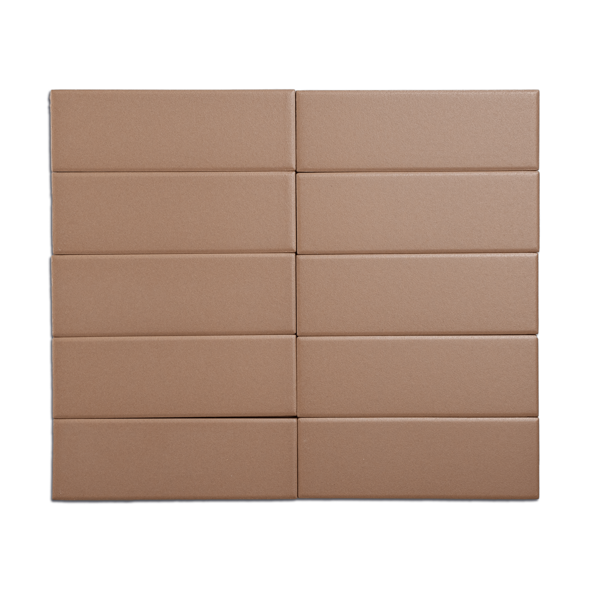 Trucco Rectangle Ash Brown 2x5.5 Full Body Porcelain Tile - Cemento Collection