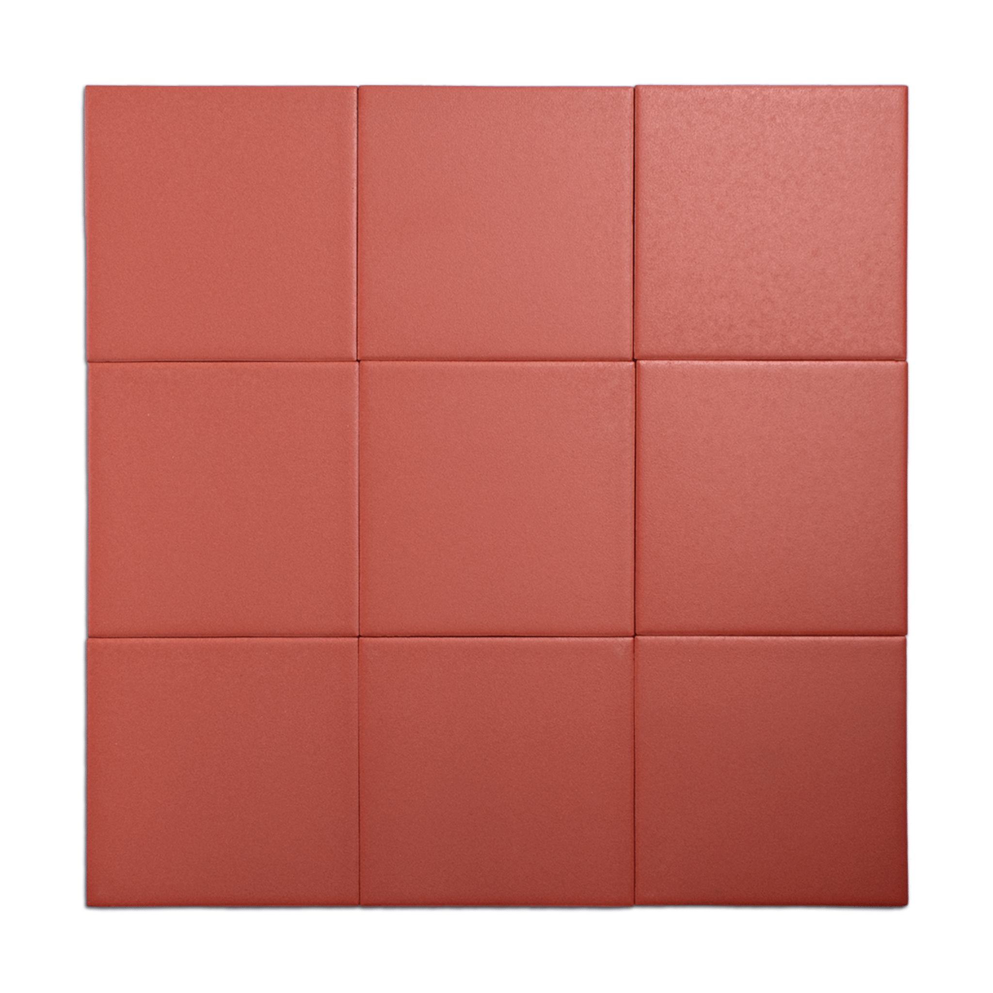 Trucco Square Valentine Red 5.5x5.5 Full Body Porcelain Tile - Cemento Collection