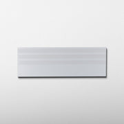 Tuscany Stripe Daisy White 9x28 Ceramic Tile