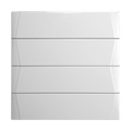 Venture Eggshell 3x12 White Glossy Subway Tile - Cemento Collection