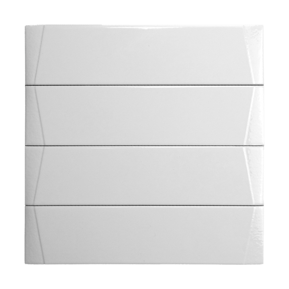 Venture Eggshell 3x12 White Glossy Subway Tile - Cemento Collection