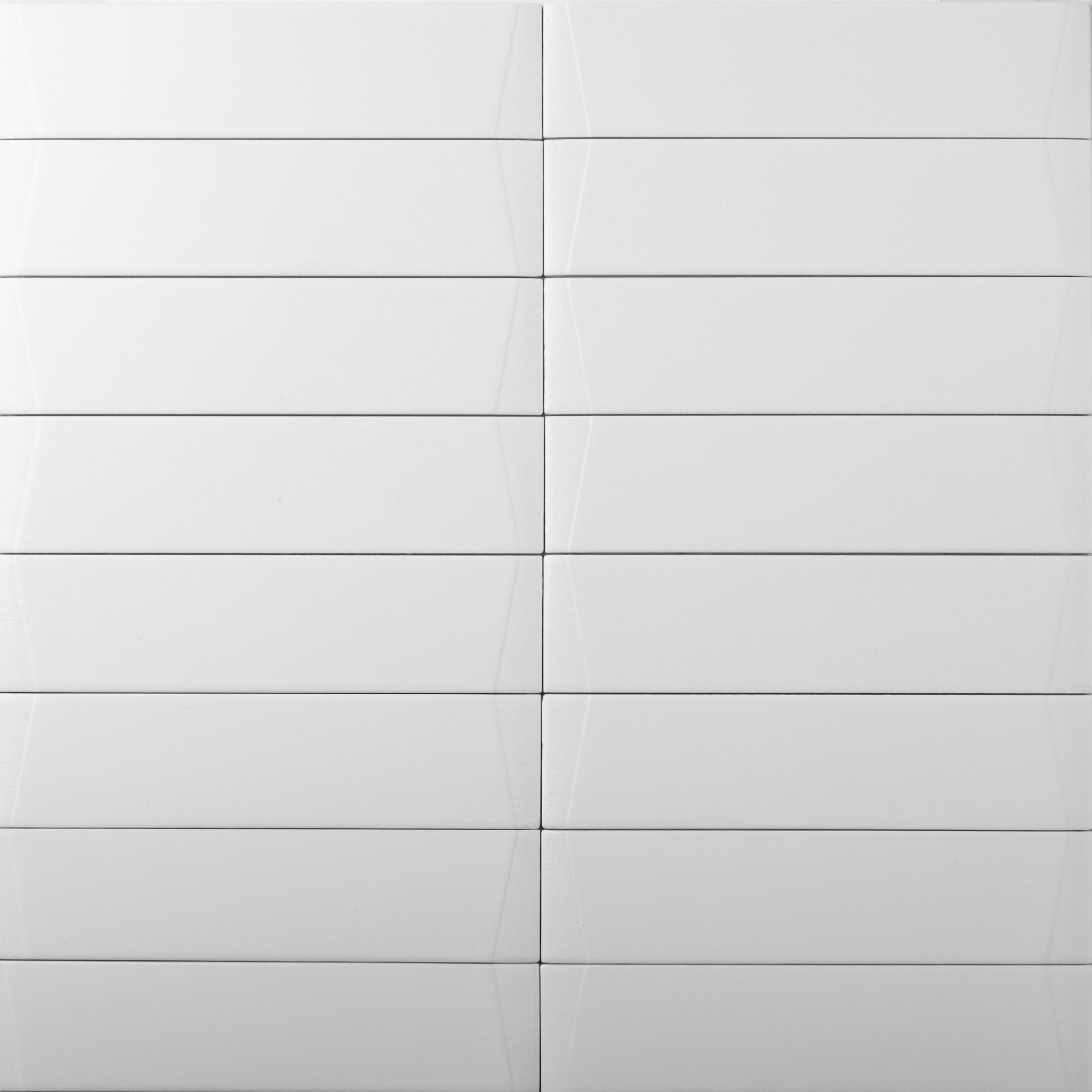 Venture Eggshell White Matte Subway Tile