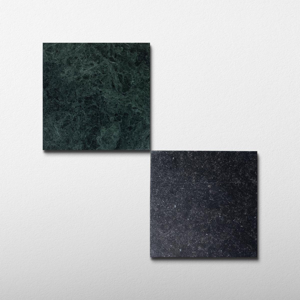 Verde Alpi X Belgian Bluestone 12x12 Patina Checker Tile - Cemento Collection