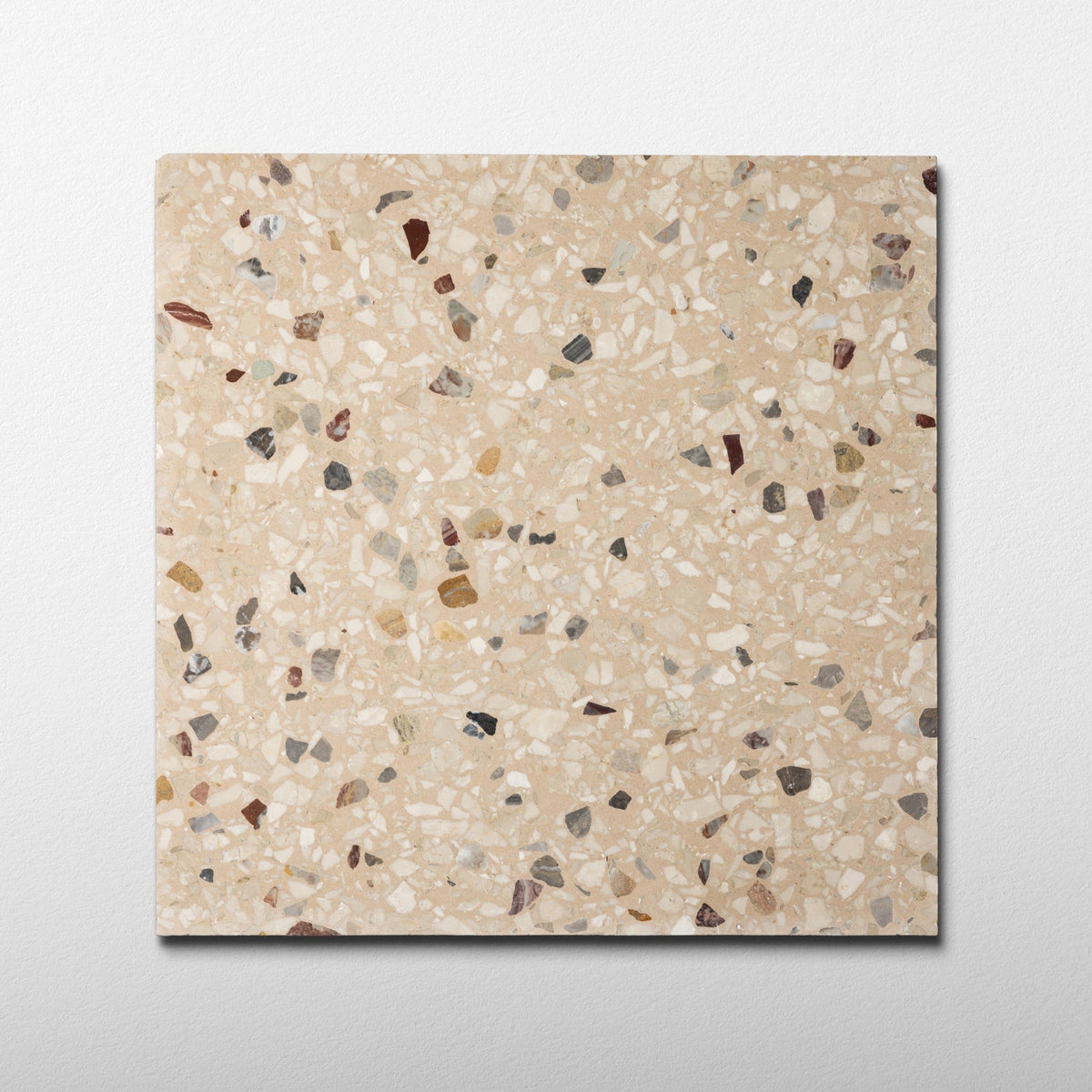 Vetara Soil 16x16 Terrazzo Tile - Cemento Collection