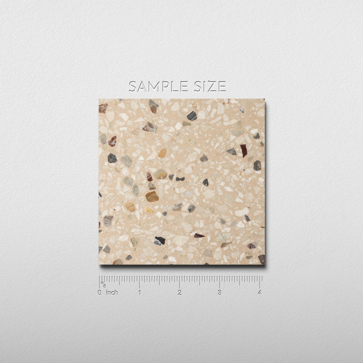 Vetara Soil 16x16 Terrazzo Tile - Cemento Collection