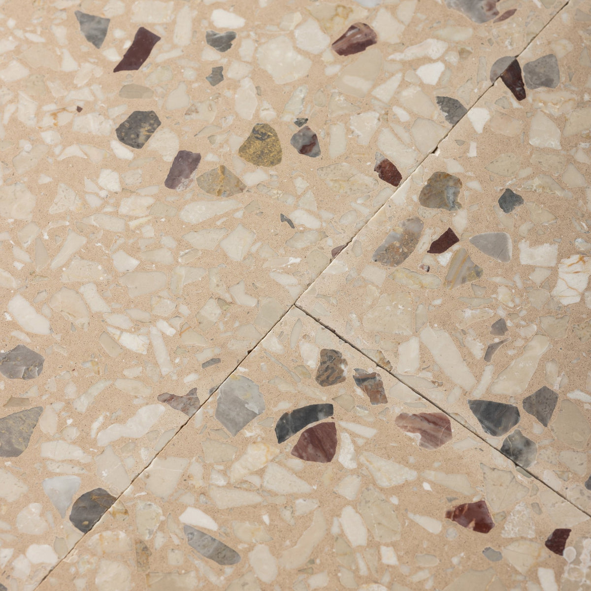 Vetara Soil 16x16 Terrazzo Tile - Cemento Collection