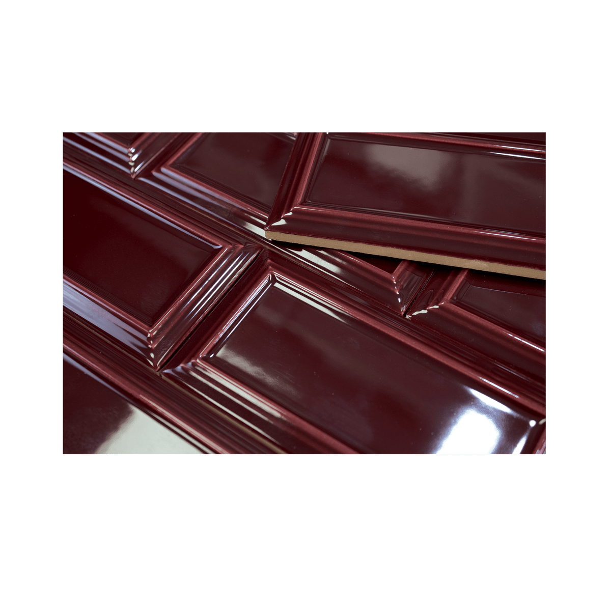 Victorian Merlot Red Ceramic Tile | Cemento Collection - Cemento Collection