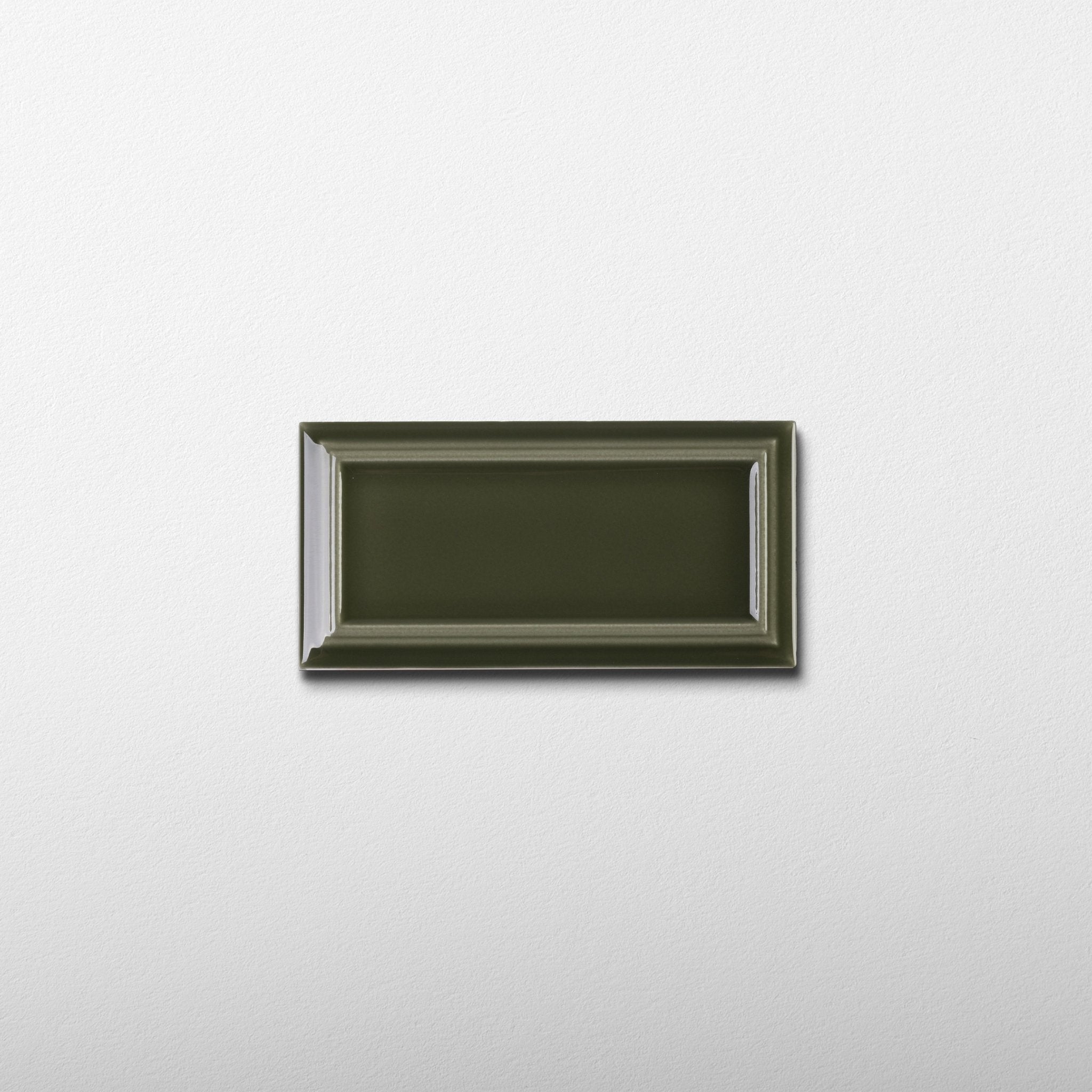 Victorian Olive Green Ceramic Tile