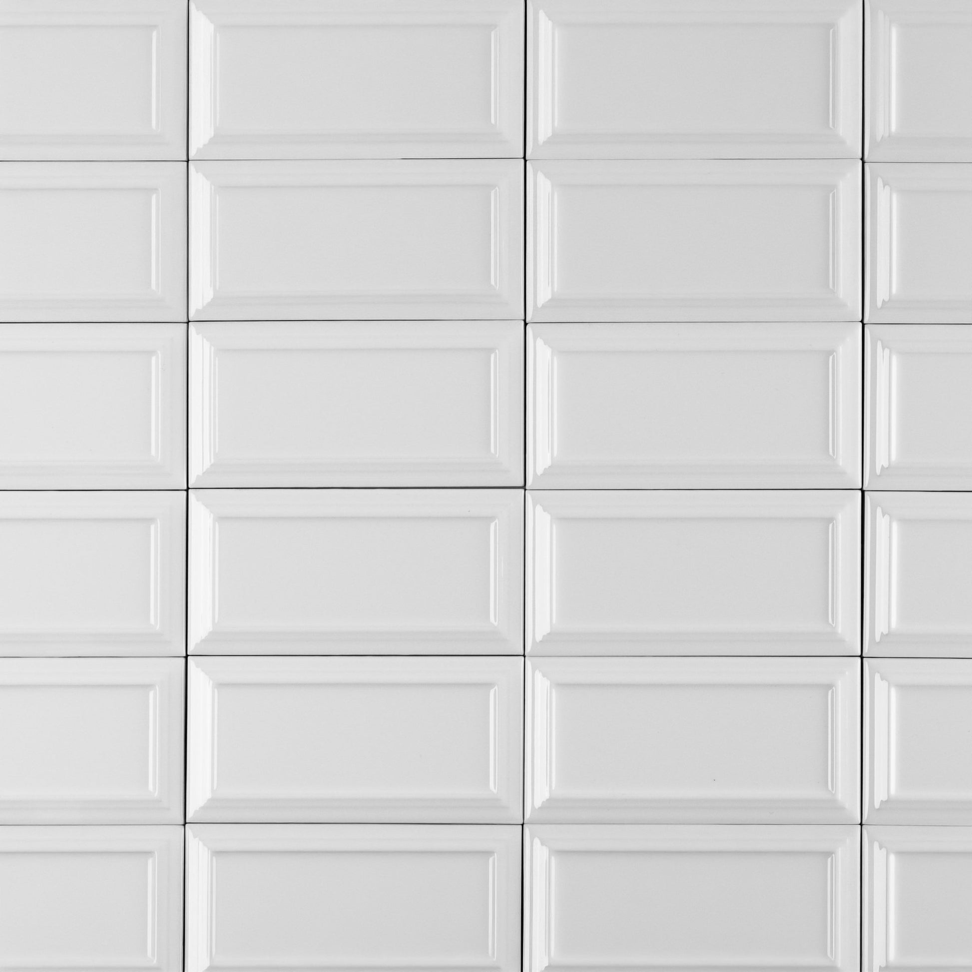 Victorian Snowy Pearl Ceramic Tile