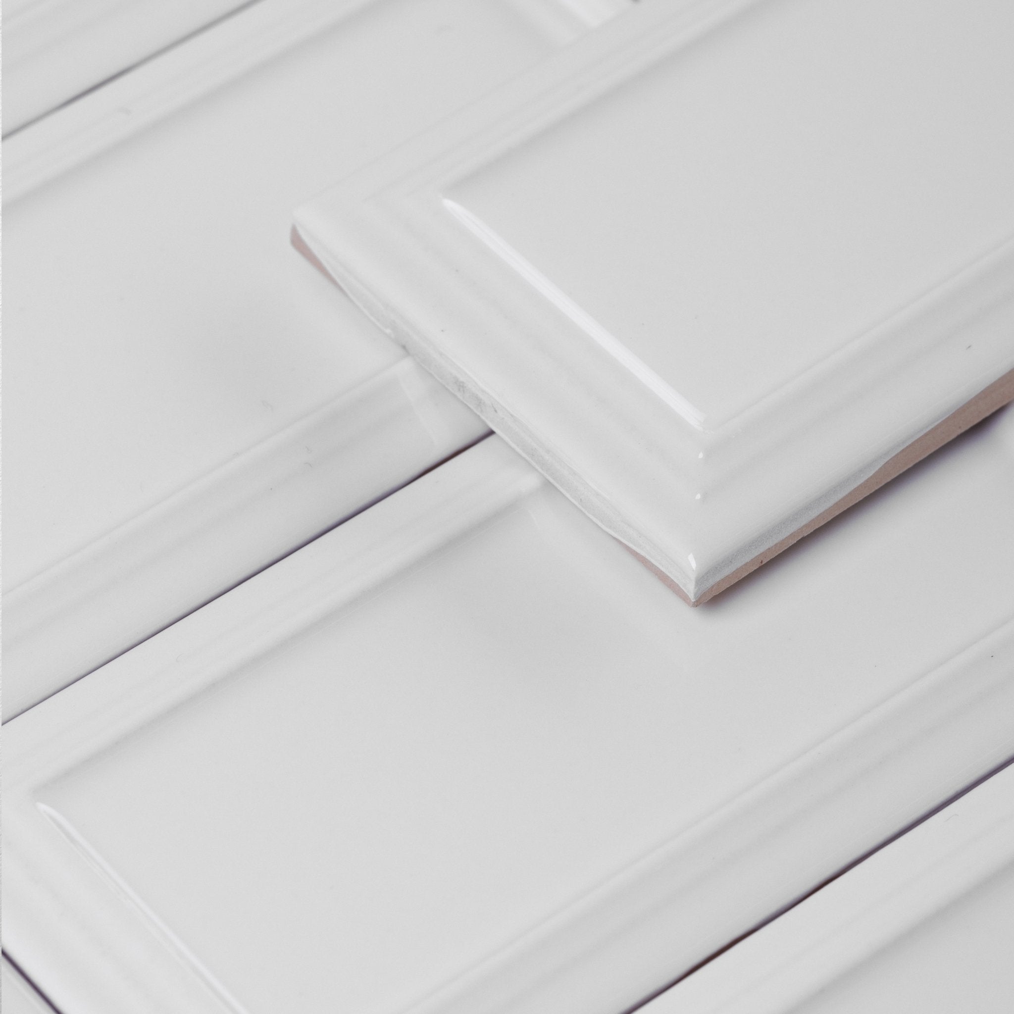 Victorian Snowy Pearl Ceramic Tile