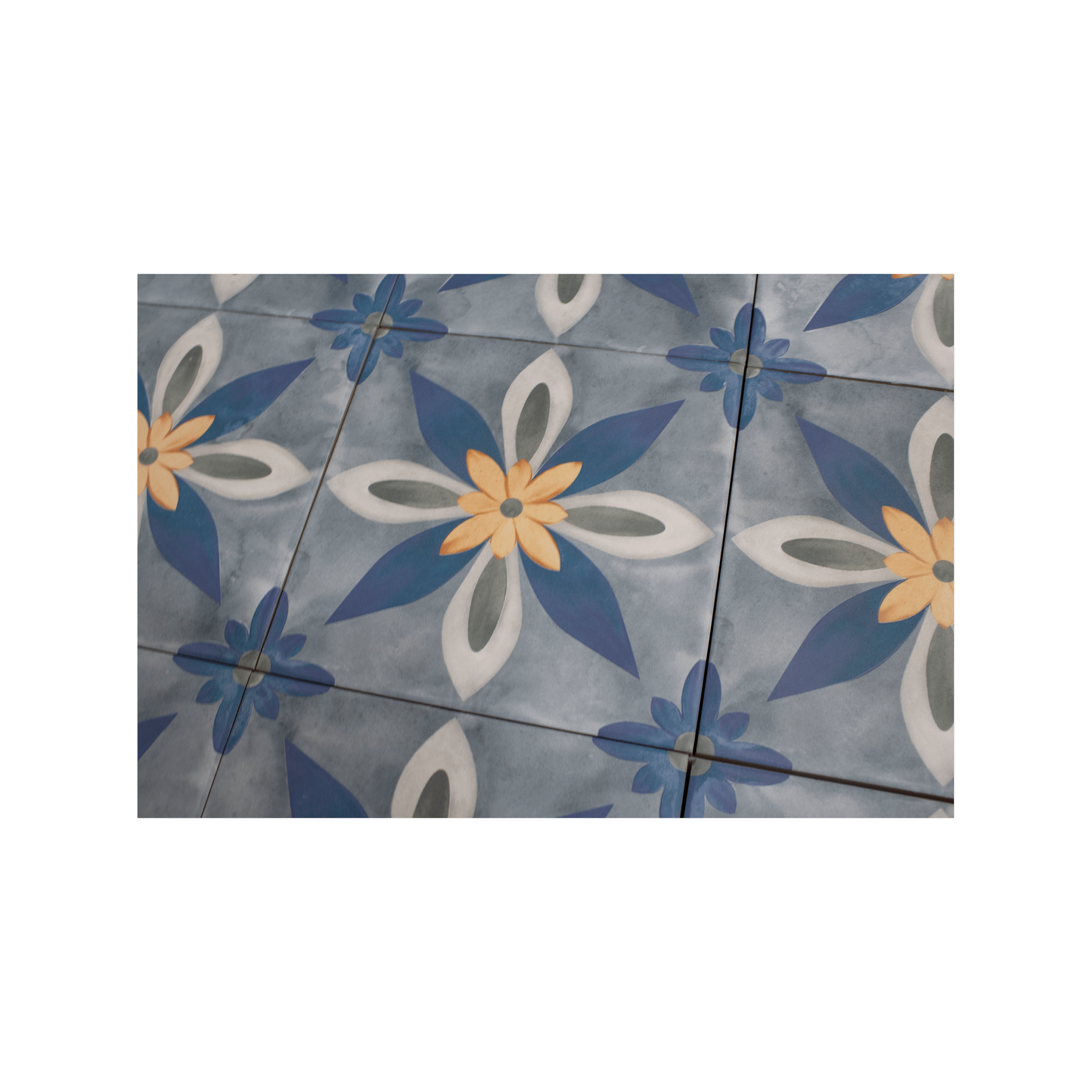 Vintage Baroque Porcelain Tile - Cemento Collection