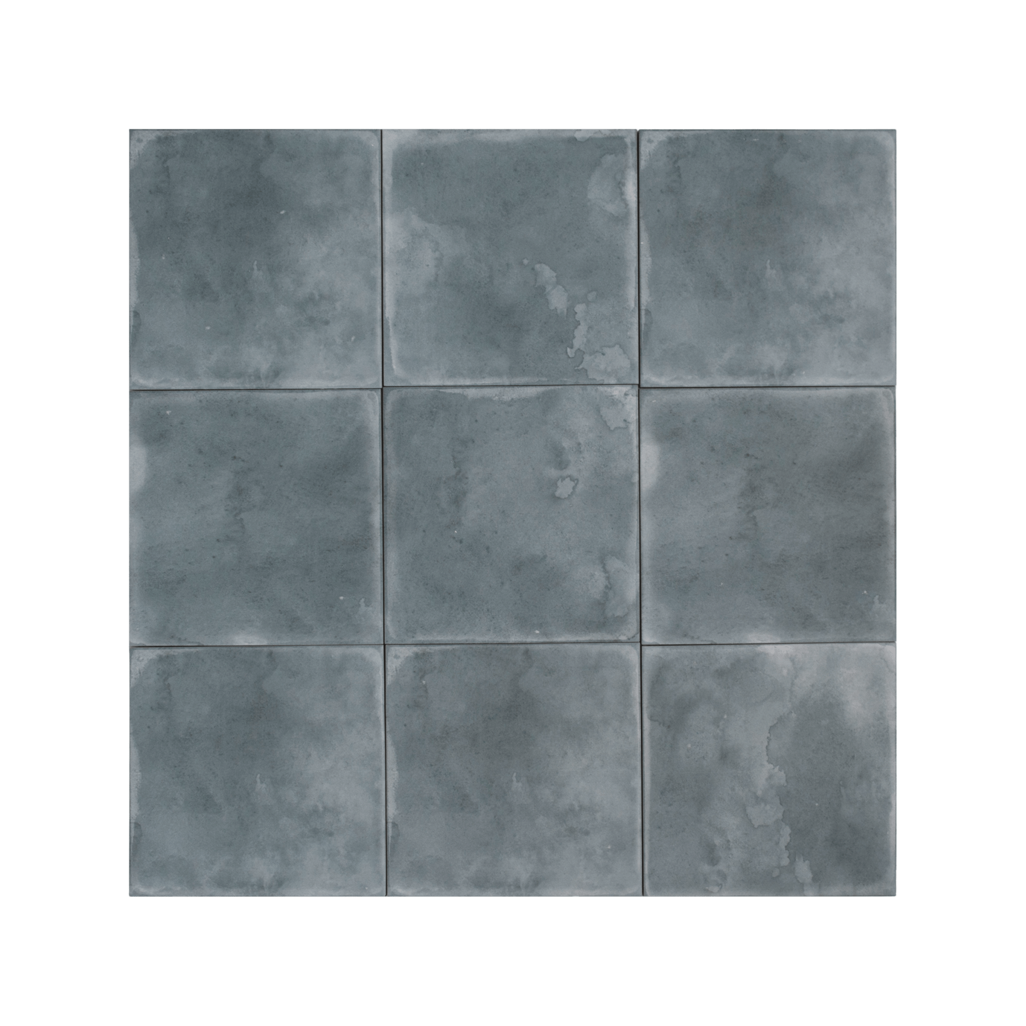 Vintage Shadow Blue Porcelain Tile - Cemento Collection