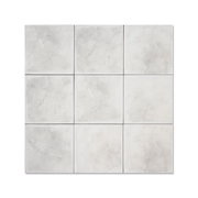 Vintage Winter White Porcelain Tile - Cemento Collection