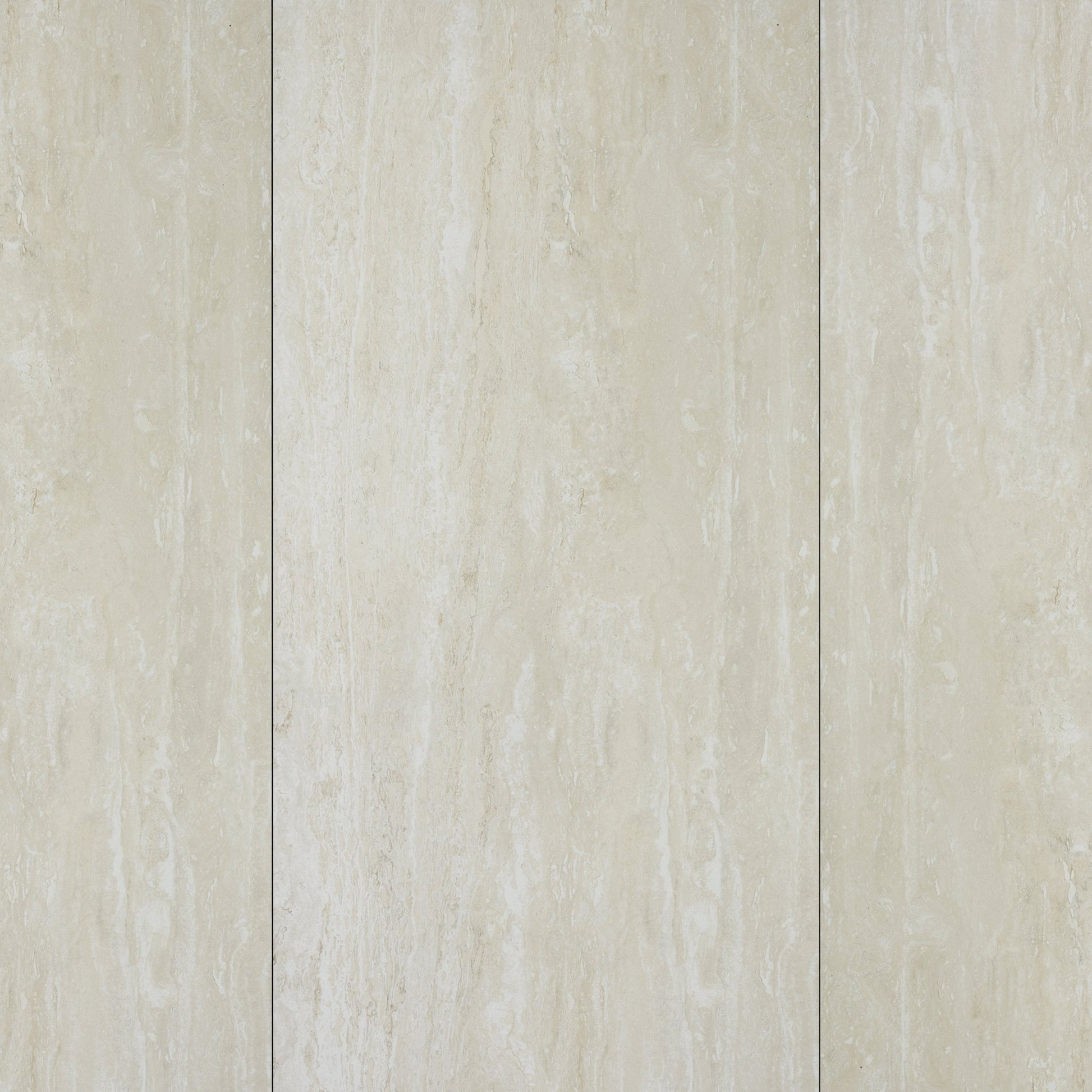 White Travertine 24x48 Vein Cut Porcelain Tile - Cemento Collection