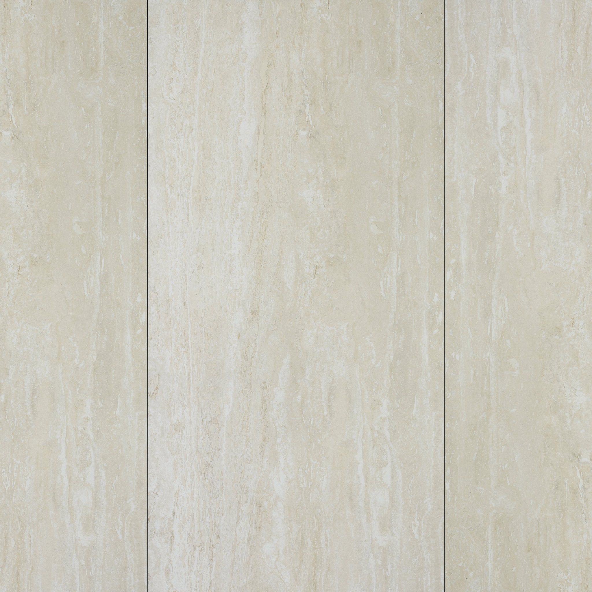 White Travertine 24x48 Vein Cut Porcelain Tile - Cemento Collection