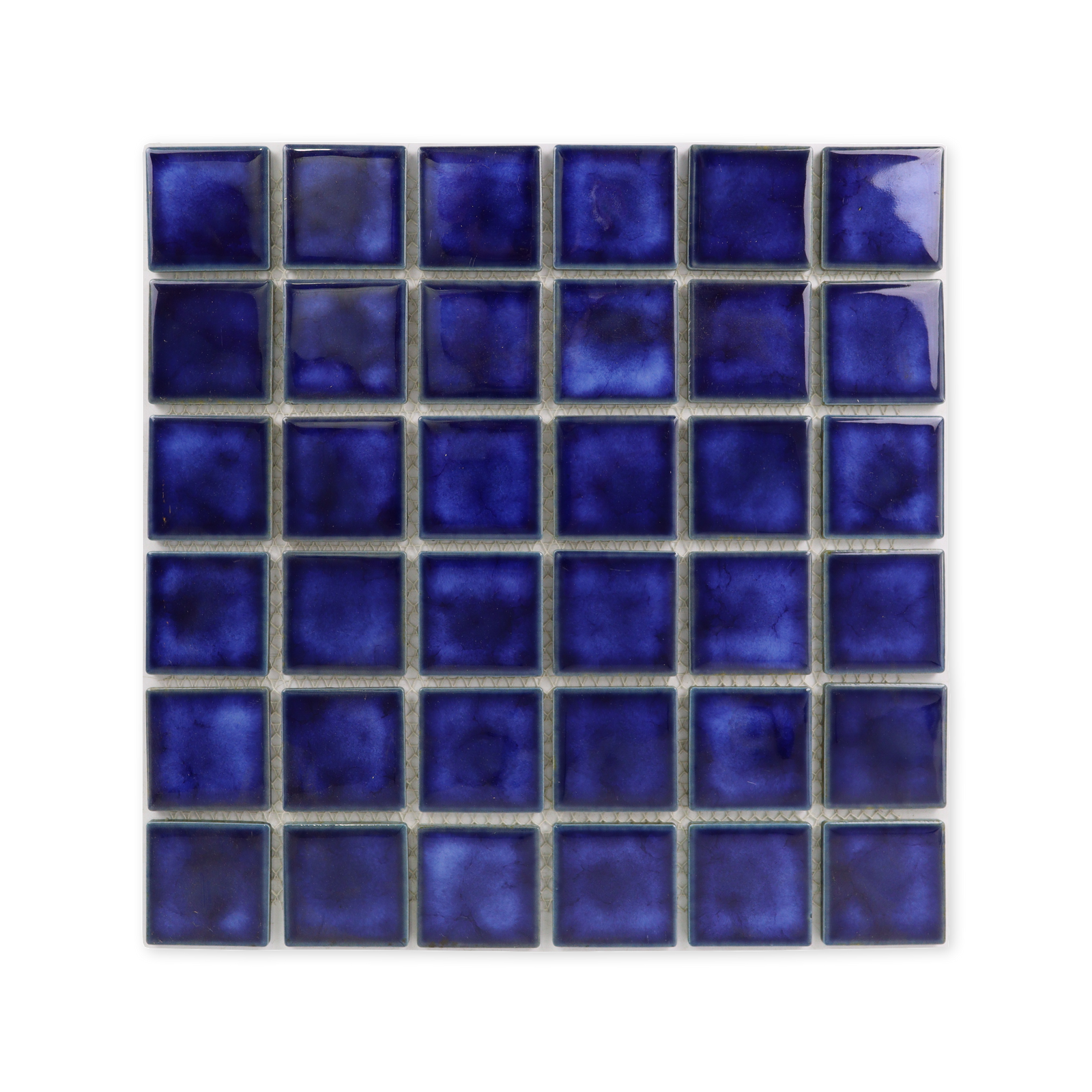2x2 Cobalt Ocean Blue Pool Mosaic Tile
