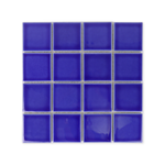 3x3 Royal Blue Pool Mosaic Tile