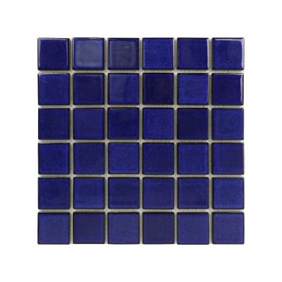 2x2 Cobalt Blue Pool Mosaic Tile