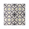 Cadiz Cement Tile with Brass Inlay