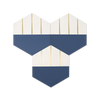 Navy Blue Hexagon Cement Tile