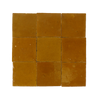 Handmade Moroccan Zellige 4x4 Cognac Brown Terracotta Tile