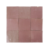 Handmade Moroccan Zellige 4x4 Pink Terracotta Tile