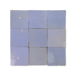 Handmade Moroccan Zellige 4x4 Violet Terracotta Tile