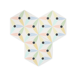 Rainbow Kiwi-I Hexagon Cement Tile