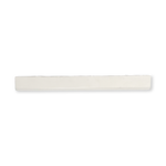 Handmade 3/4x10 Snow White Matte Bullnose Pencil Trim