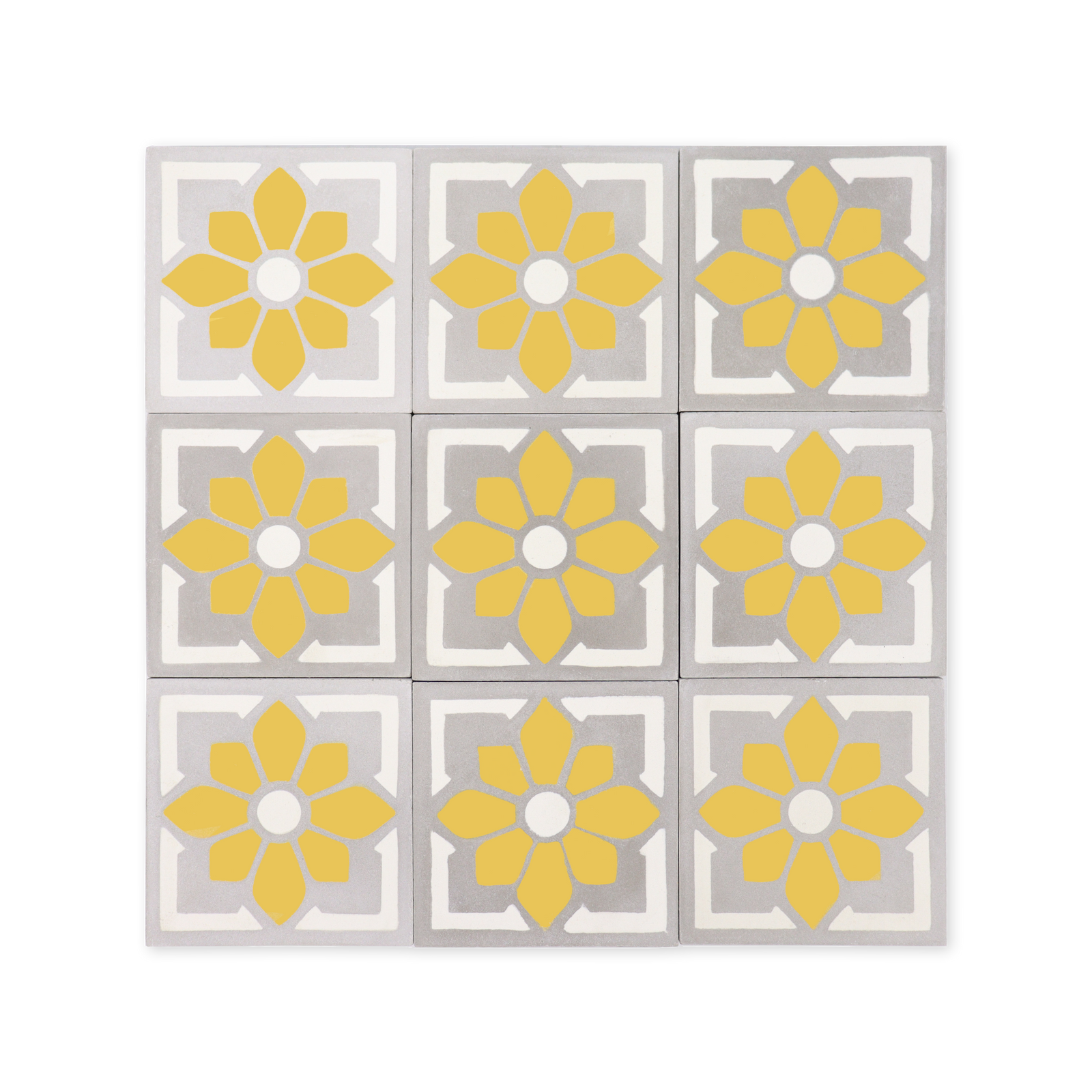 Daisy 4x4 Cement Tile