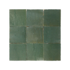 Handmade Moroccan Zellige 4x4 Moss Green Terracotta Tile