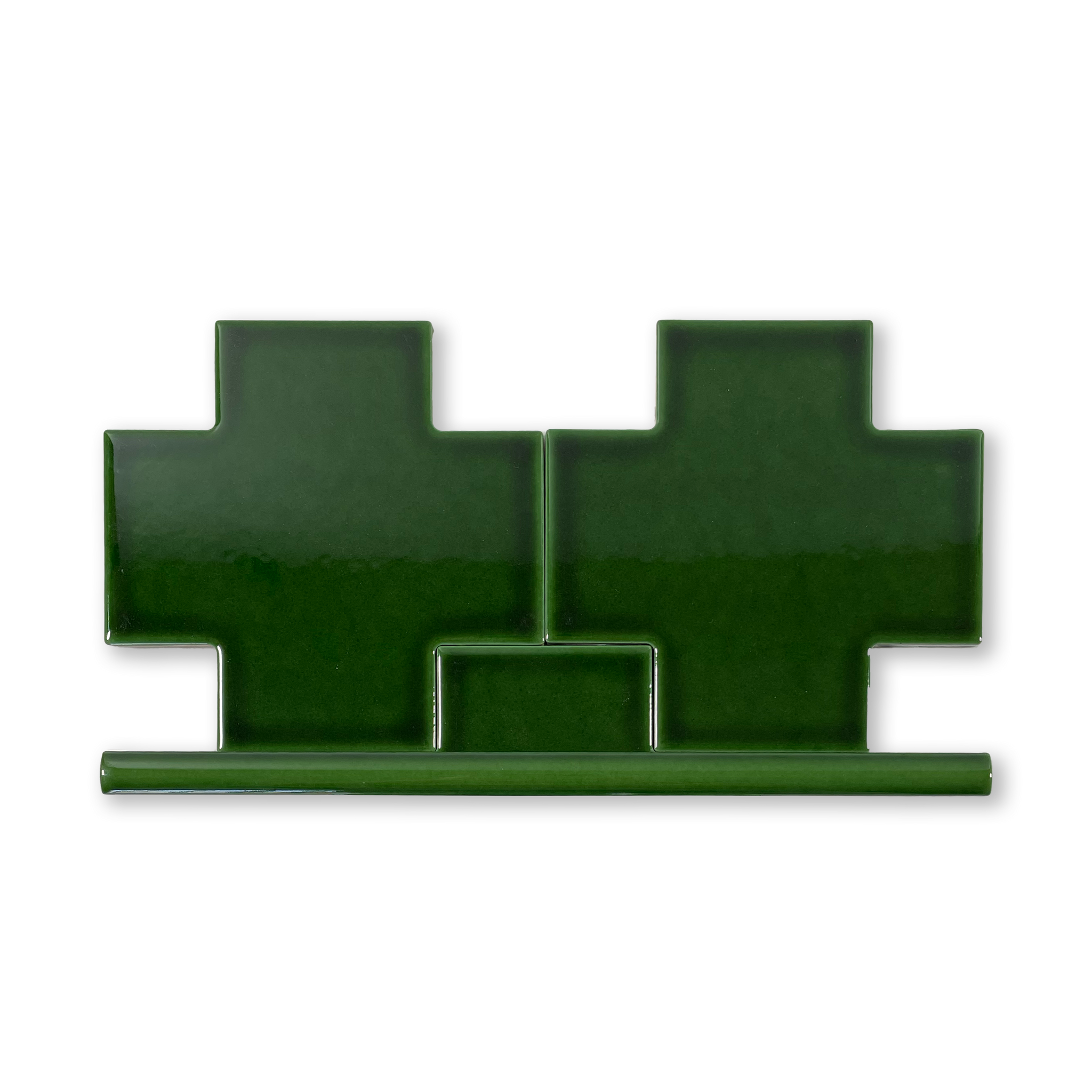 Puzzle Plus Emerald Green Glossy Pencil - 1⁄2X12