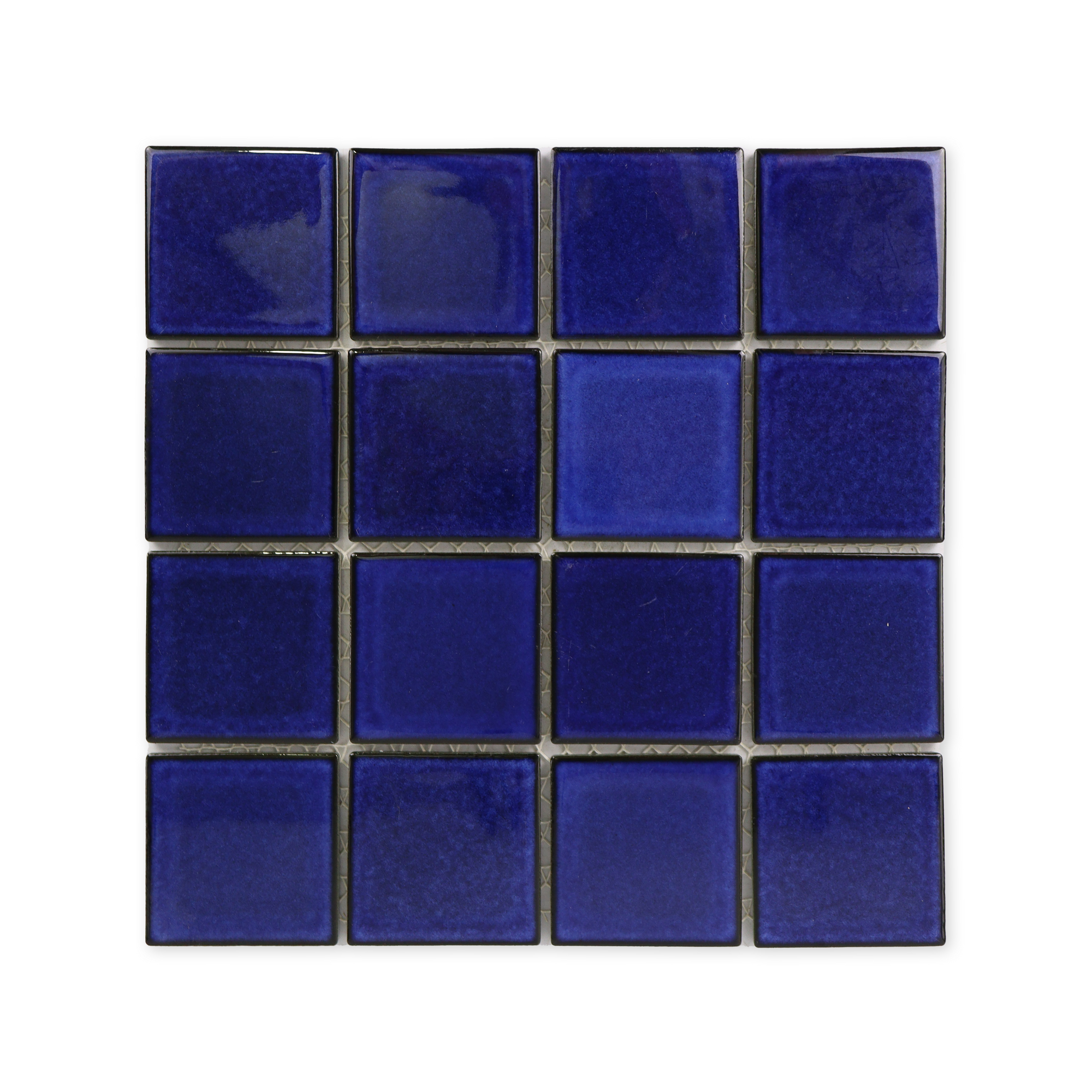 3x3 Cobalt Blue Pool Mosaic Tile