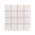 3x3 White Pool Mosaic Tile