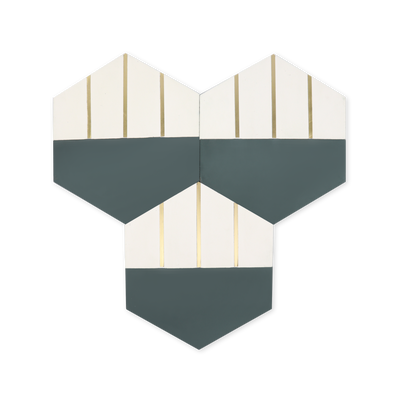 Pastel Green Hexagon Cement Tile