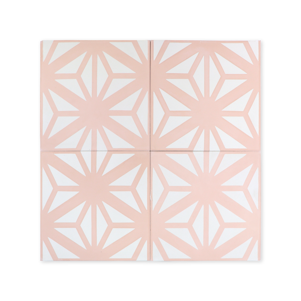 Estrella Pink Cement Tile